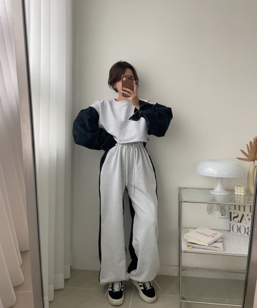 지금 패치워크 데님 후드티 상세 이미지 22