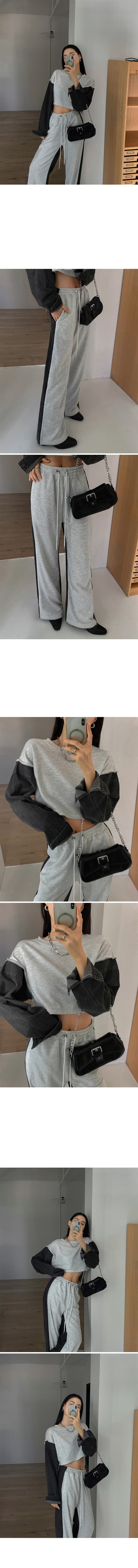 지금 패치워크 데님 후드티 상세 이미지 32