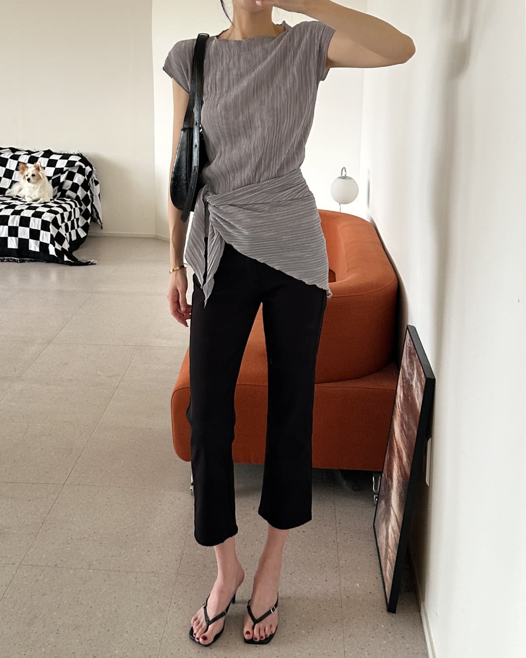 지금 봄 여름 새로운 패션 다용도 몸매 가꾸기 데님 8 점 바지 상세 이미지 74