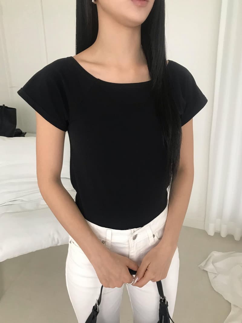 지금 중간 허리 더블 측면 트임 부츠컷 7부 바지 상세 이미지 51