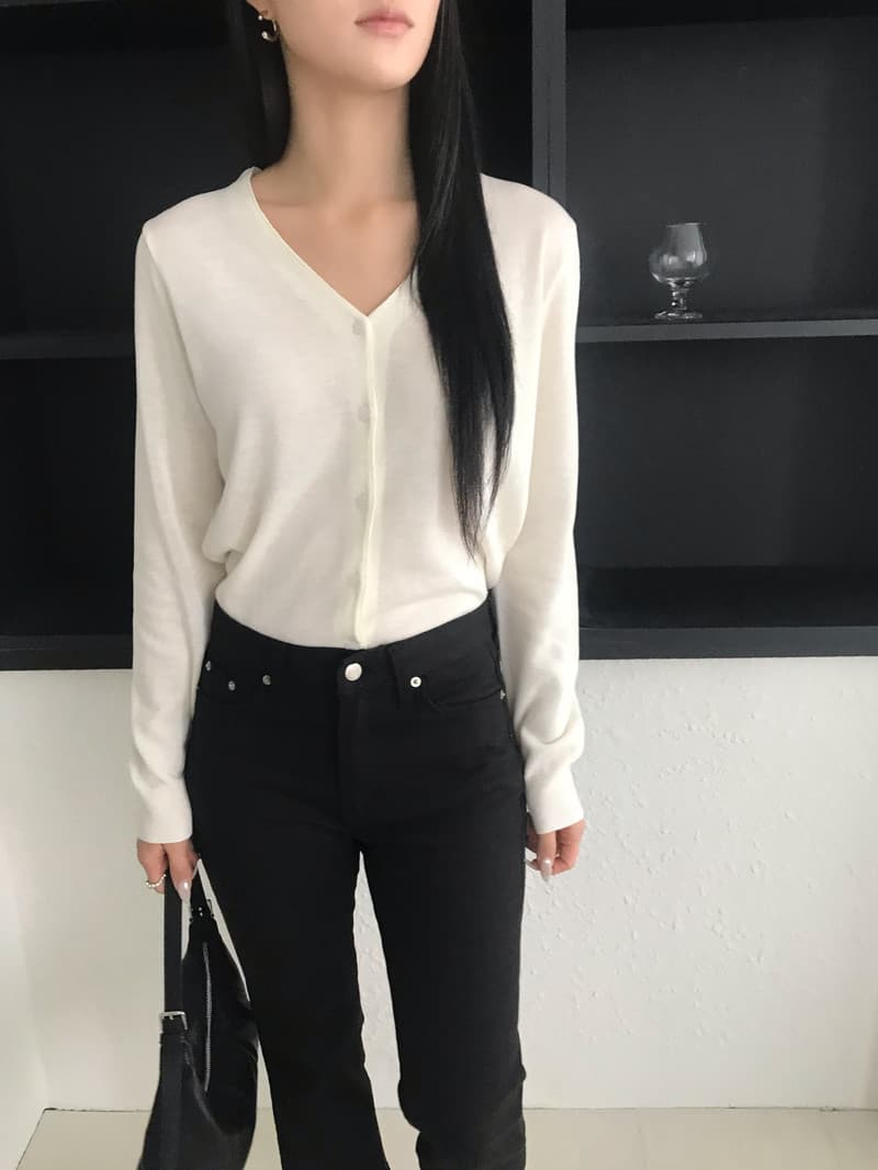 지금 중간 허리 더블 측면 트임 부츠컷 7부 바지 상세 이미지 64