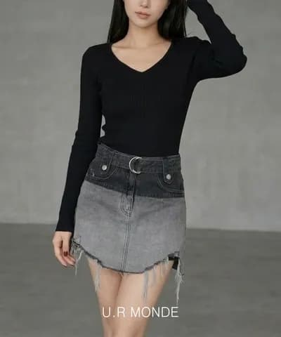 지금 봄 여름 새로운 하이웨이스트 슬림해 보이는 나팔 청바지 이미지 2