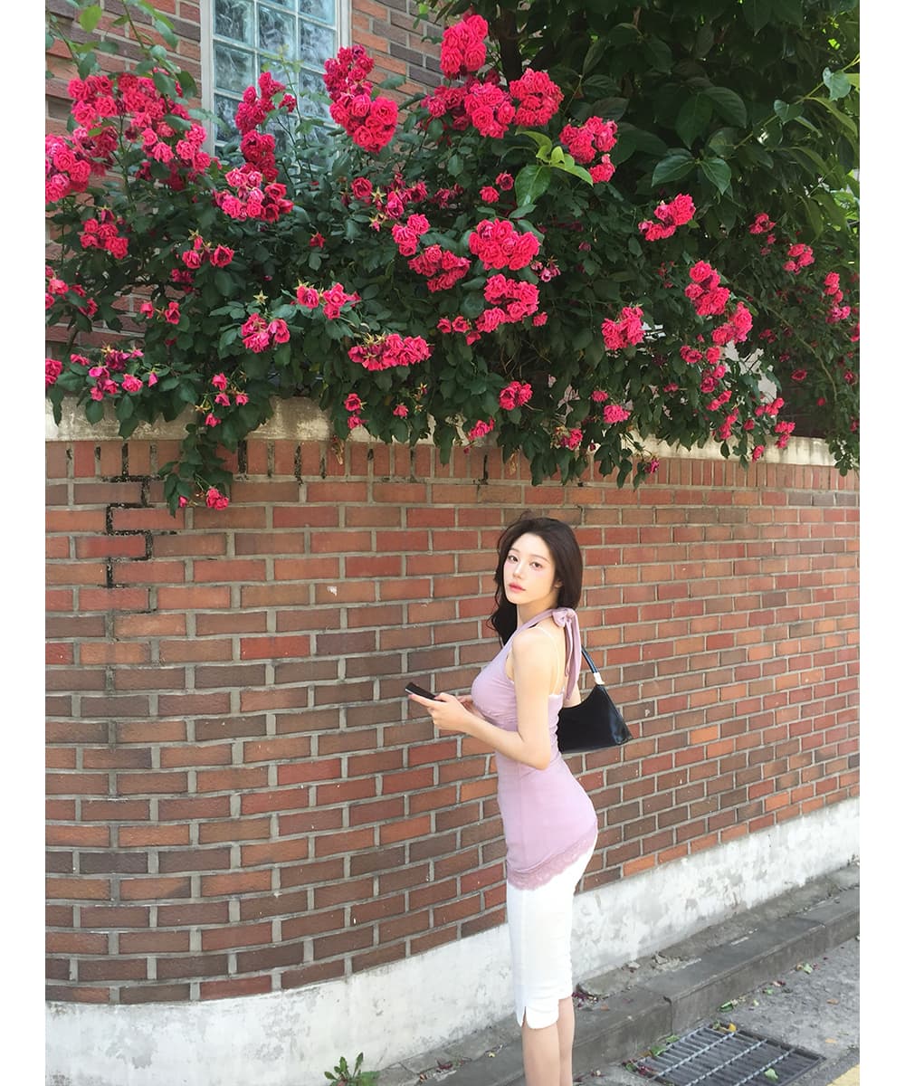 지금 ins 인터넷 유명인 미니멀리즘 다용도 하이웨이스트 슬림해 보이는 스트레이트 7 분 청바지 상세 이미지 13