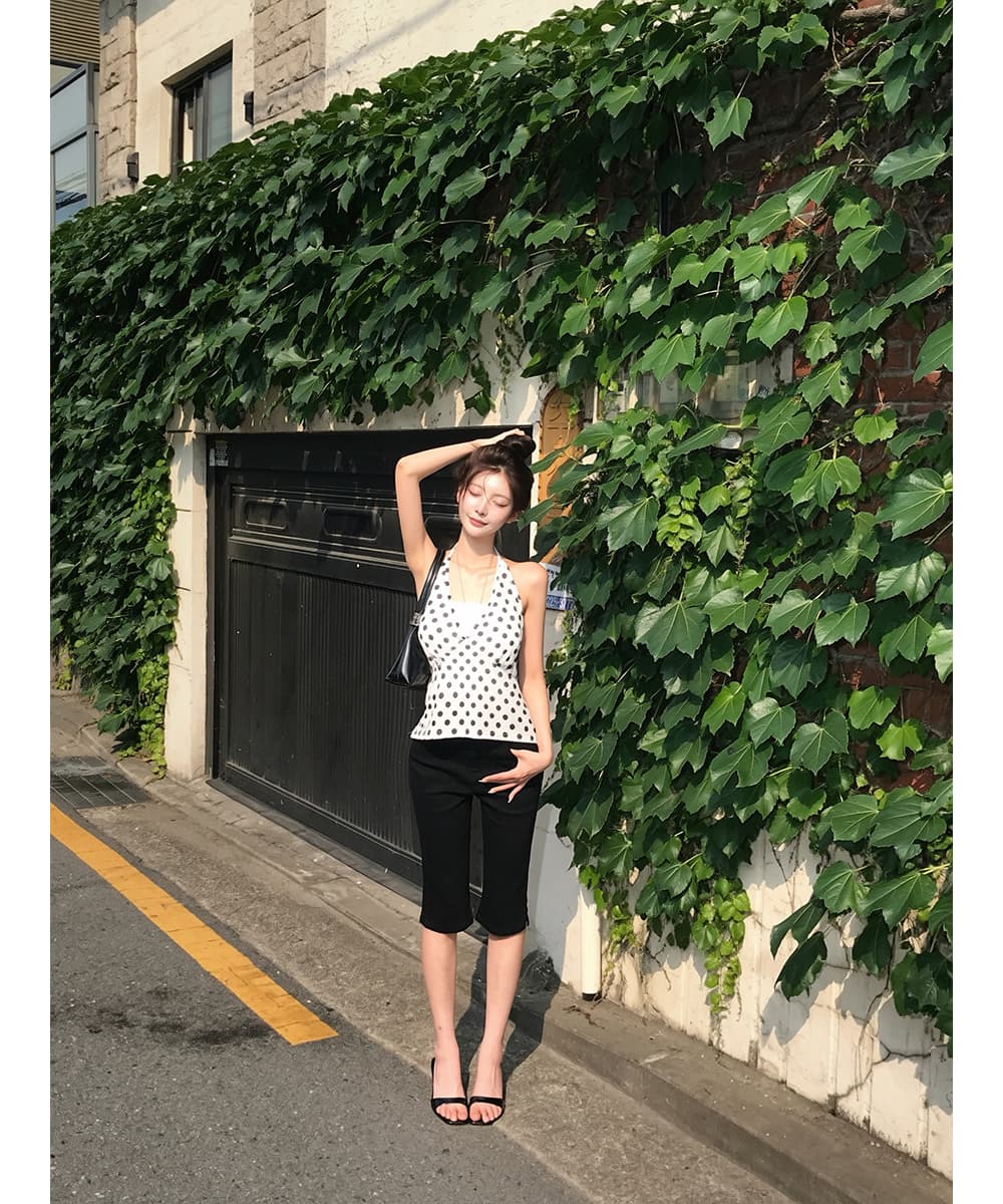 지금 ins 인터넷 유명인 미니멀리즘 다용도 하이웨이스트 슬림해 보이는 스트레이트 7 분 청바지 상세 이미지 20