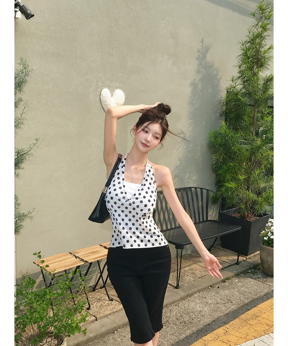 지금 ins 인터넷 유명인 미니멀리즘 다용도 하이웨이스트 슬림해 보이는 스트레이트 7 분 청바지 상세 이미지 26