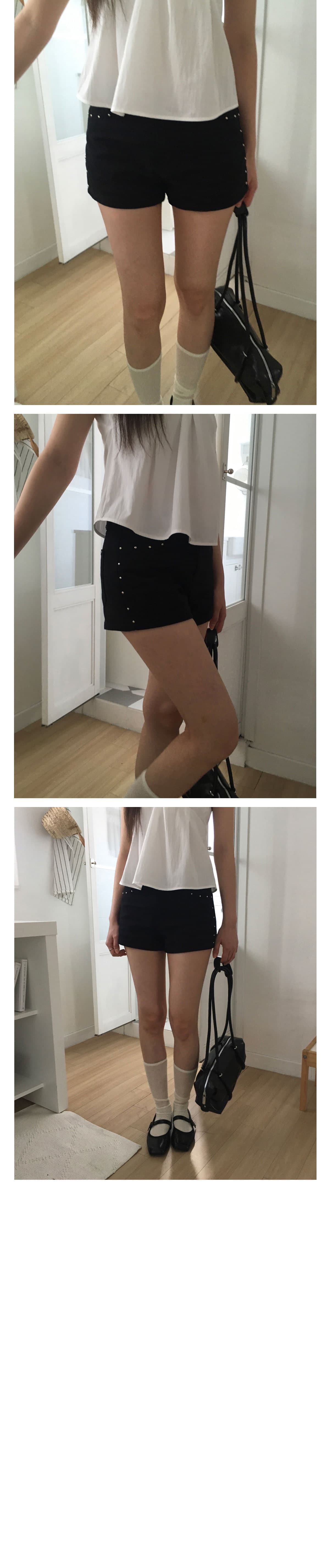 지금 여름 징 데님 반바지 상세 이미지 2