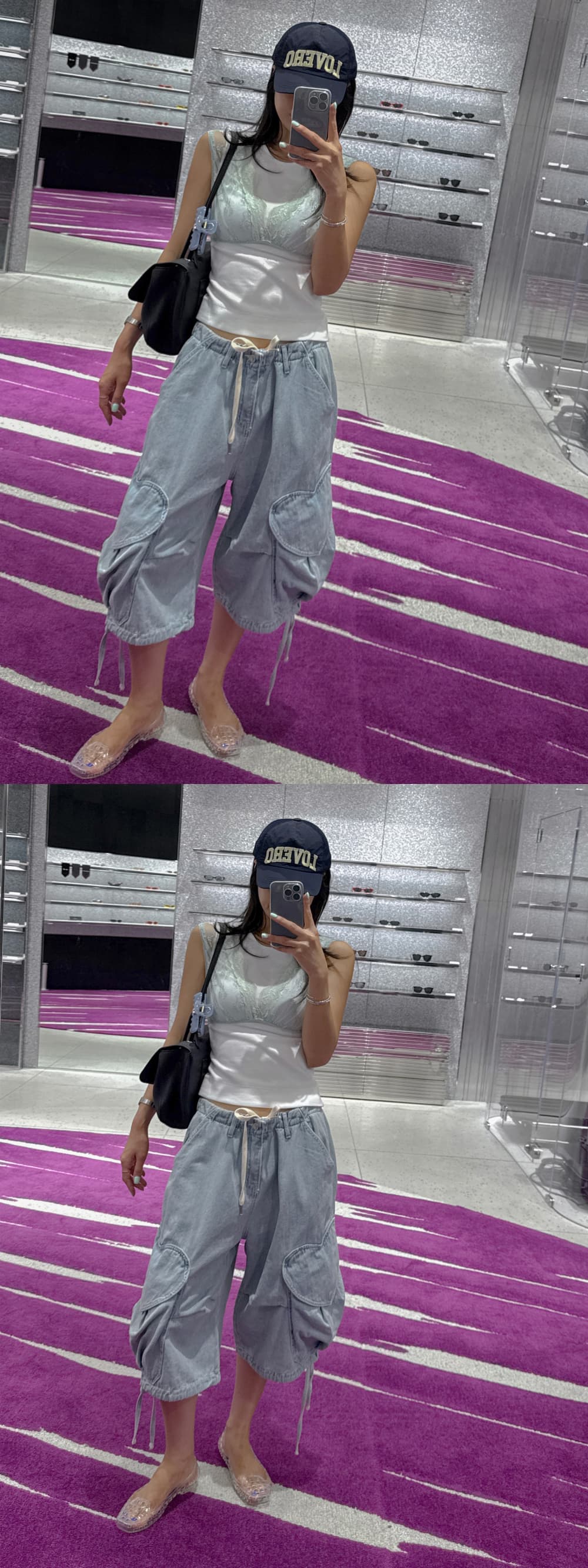 여름 섹션 루즈핏 다용도 주머니 7 점 워크웨어 청바지 상세 이미지 61