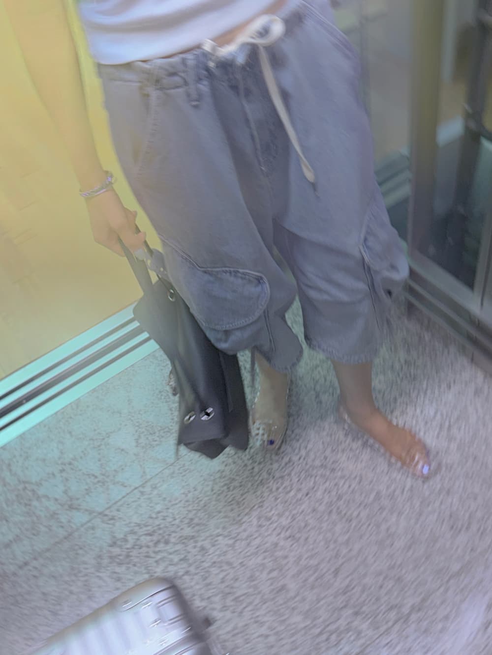 여름 섹션 루즈핏 다용도 주머니 7 점 워크웨어 청바지 상세 이미지 67