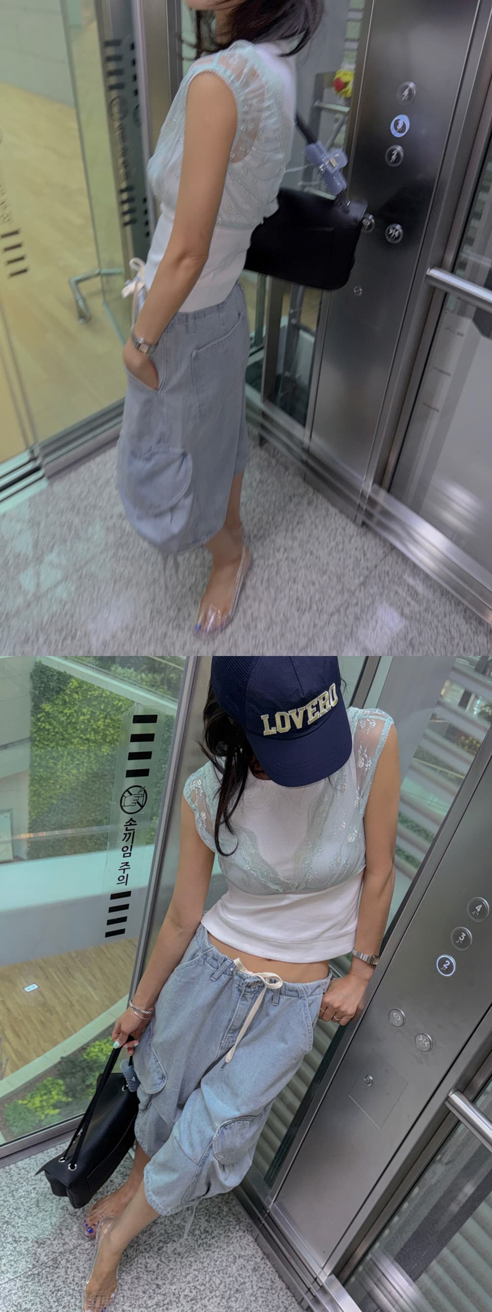 여름 섹션 루즈핏 다용도 주머니 7 점 워크웨어 청바지 상세 이미지 68