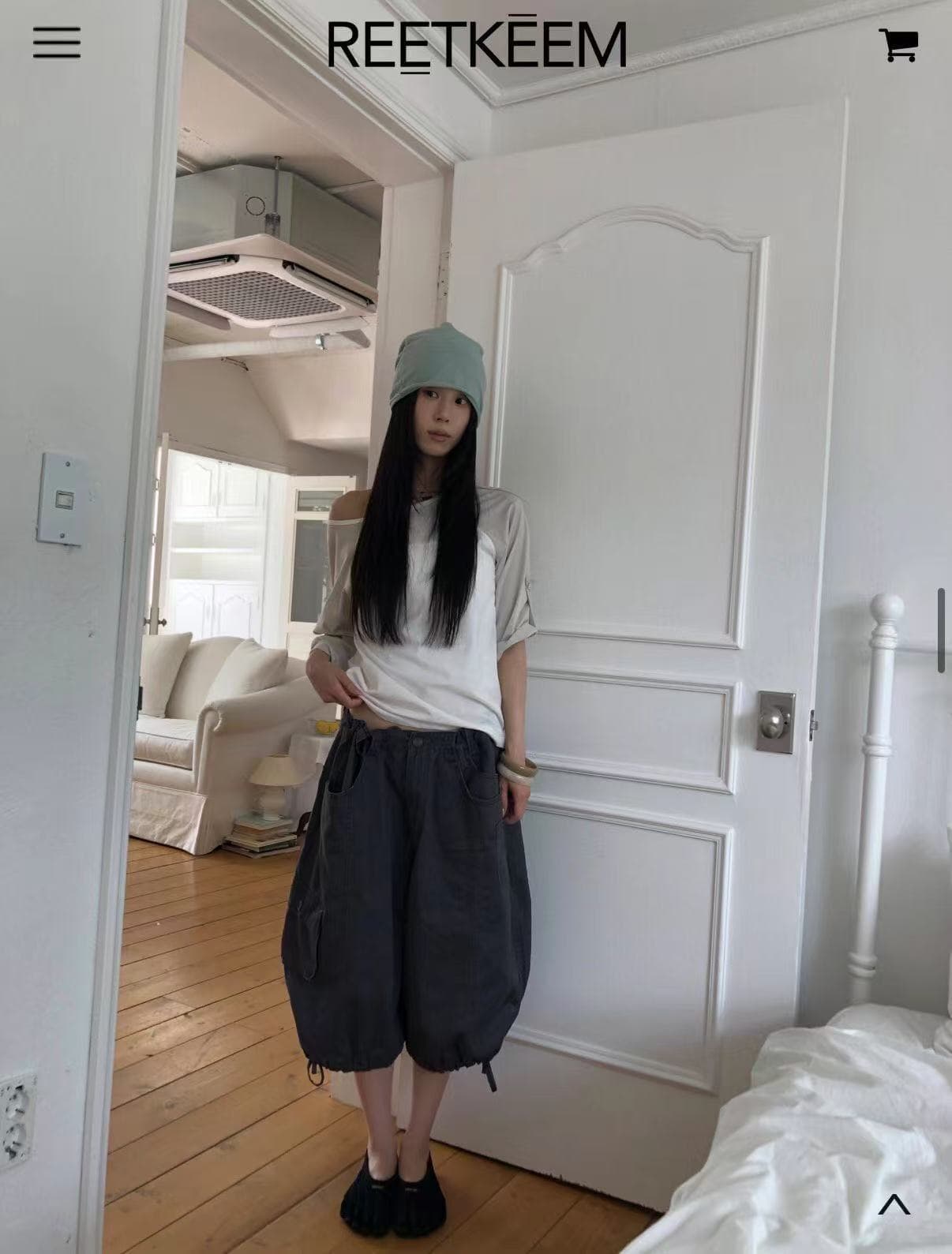 여름 섹션 루즈핏 다용도 주머니 7 점 워크웨어 청바지 상세 이미지 25