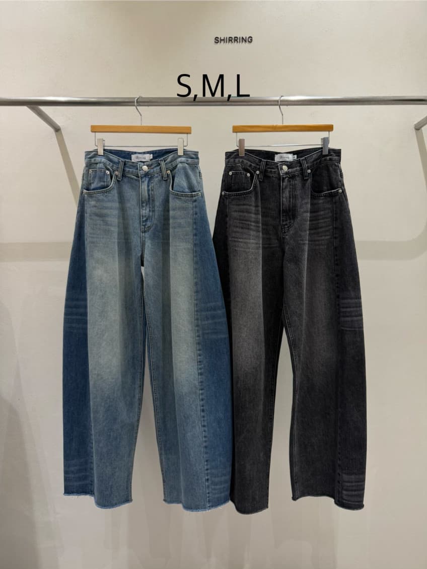 워싱 마 오래된 패치워크 색상 고급 슬림해 보이는 청바지 상세 이미지 4