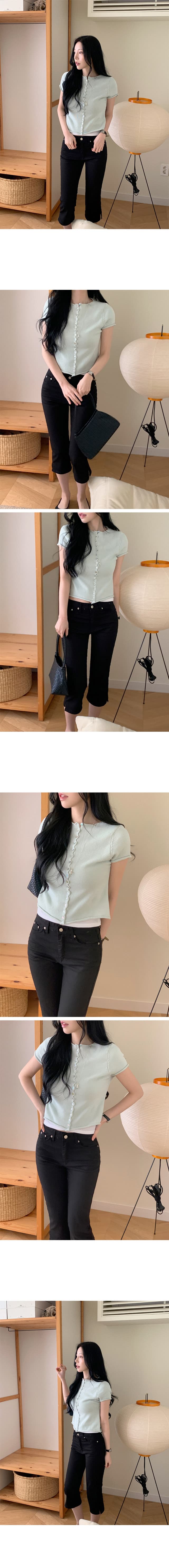 지금 여성 새로운 하이웨이스트 슬림해 보이는 캐주얼 바지 청바지 상세 이미지 7
