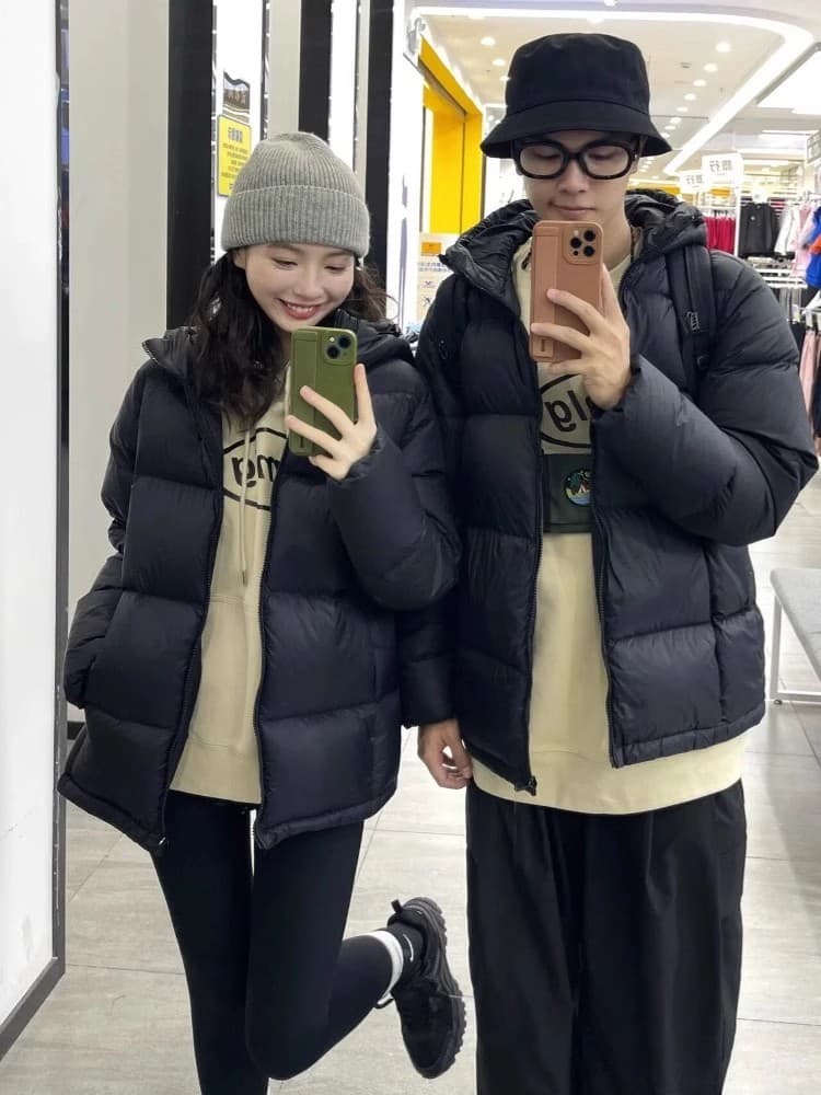 겨울 작은 키 핑크색 쇼트 스타일 다운 코트 면 의류 재킷 여자 겨울 두꺼운 학생 패딩 재킷 목화 진딧물 상세 이미지 21