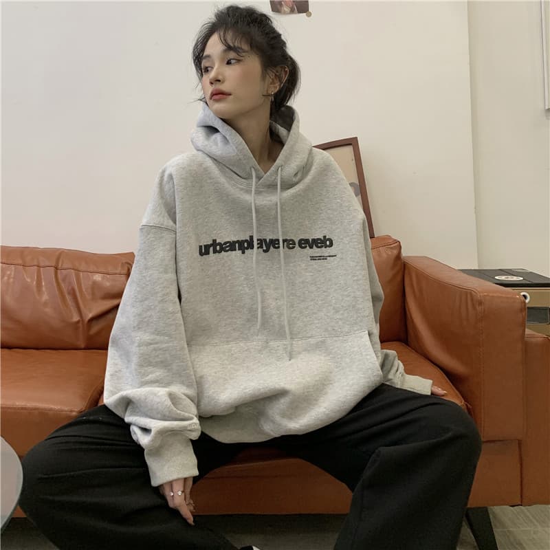 조기 가을 후드 oversize 후드티 운동 재킷 트렌디 ins 여성 봄 가을 2026 새로운 폭발 가을 겨울 의류 상세 이미지 6