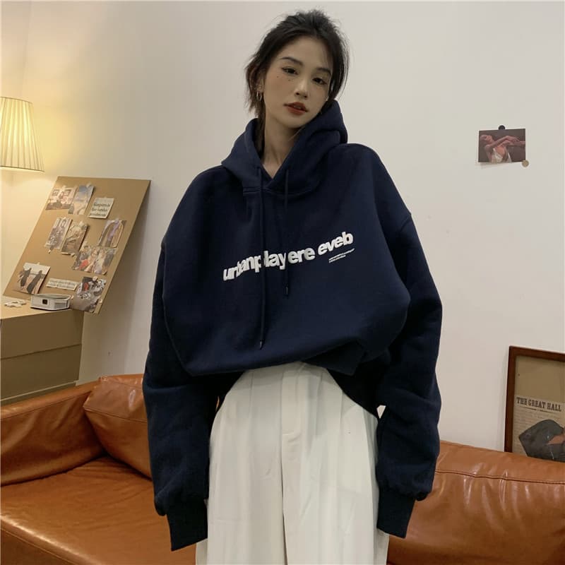 조기 가을 후드 oversize 후드티 운동 재킷 트렌디 ins 여성 봄 가을 2026 새로운 폭발 가을 겨울 의류 상세 이미지 20