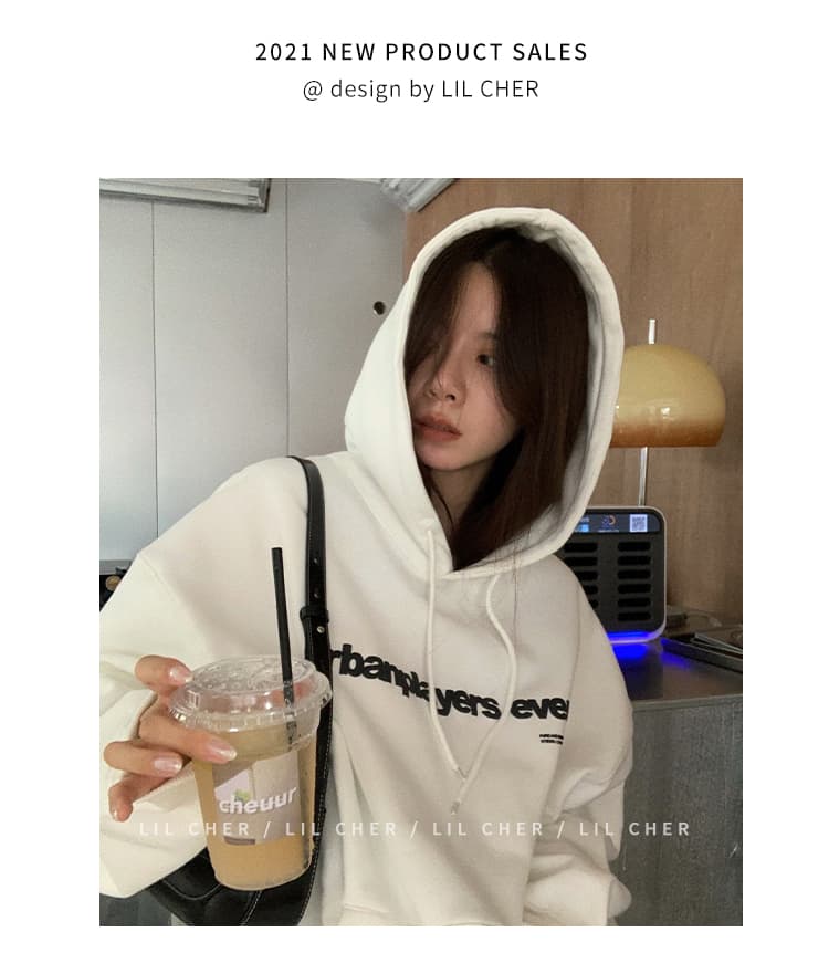 조기 가을 후드 oversize 후드티 운동 재킷 트렌디 ins 여성 봄 가을 2026 새로운 폭발 가을 겨울 의류 상세 이미지 29