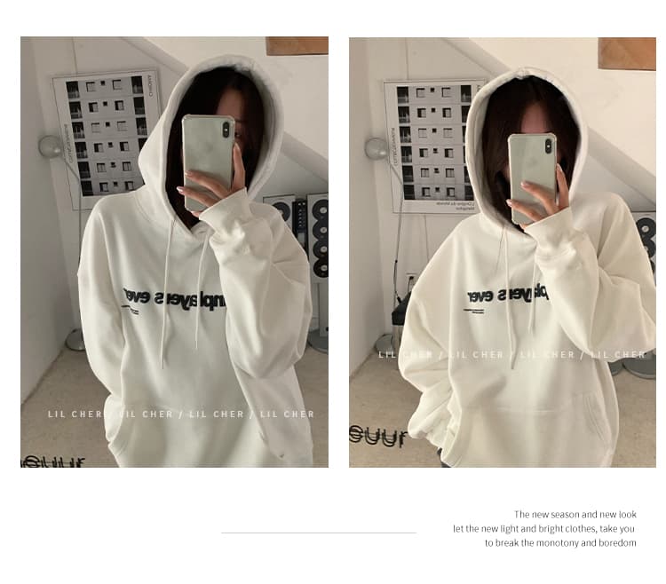 조기 가을 후드 oversize 후드티 운동 재킷 트렌디 ins 여성 봄 가을 2026 새로운 폭발 가을 겨울 의류 상세 이미지 31