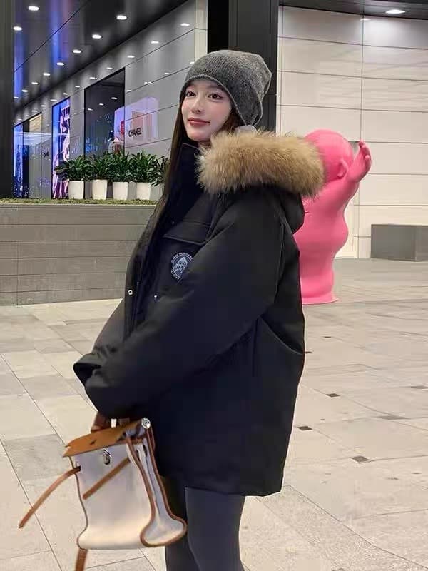 워크웨어 면 옷 여성 2026 새로운 겨울 한 부서 루즈핏 학생 목화 진딧물 고급 센스 중간 길이 Parker 외투 상세 이미지 5