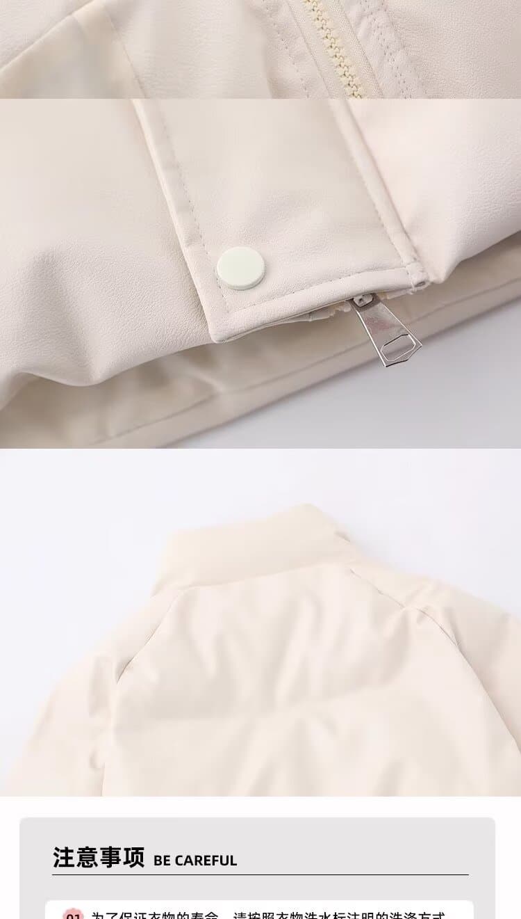 스탠드 칼라 남녀 달콤한 차가운 바람 알파벳 작은 대중 디자인 센스 면 의류 작은 대중 루즈핏 패딩 재킷 겨울 재킷 목화 진딧물 트렌디 상세 이미지 17
