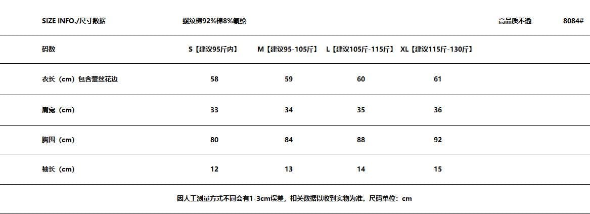 흔들어서 피치 품질 92 면 8 암모니아 Lun 레이스 레이스 밑단 패치워크 반팔 라운드 넥 티셔츠 여성 달콤함 몸매 가꾸기 트렌디 상세 이미지 1