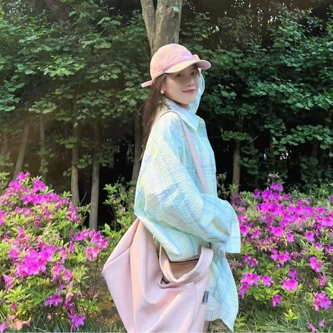 한 부서 chic 질감 체크무늬 녹색 셔츠 반팔 여성 여름 얇은 스타일 작은 대중 Chic 커플 섹션 셔츠 오픈 가디건 이미지 3