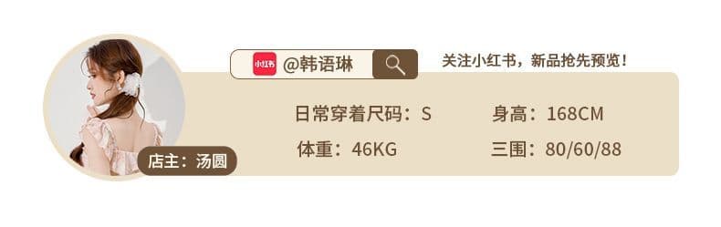 슬림해 보이는 꽃무늬 디자인 센스 드레스 2026 새로운 프랑스식 품격 고급 중간 길이 광장 칼라 핑크색 치마 상세 이미지 5