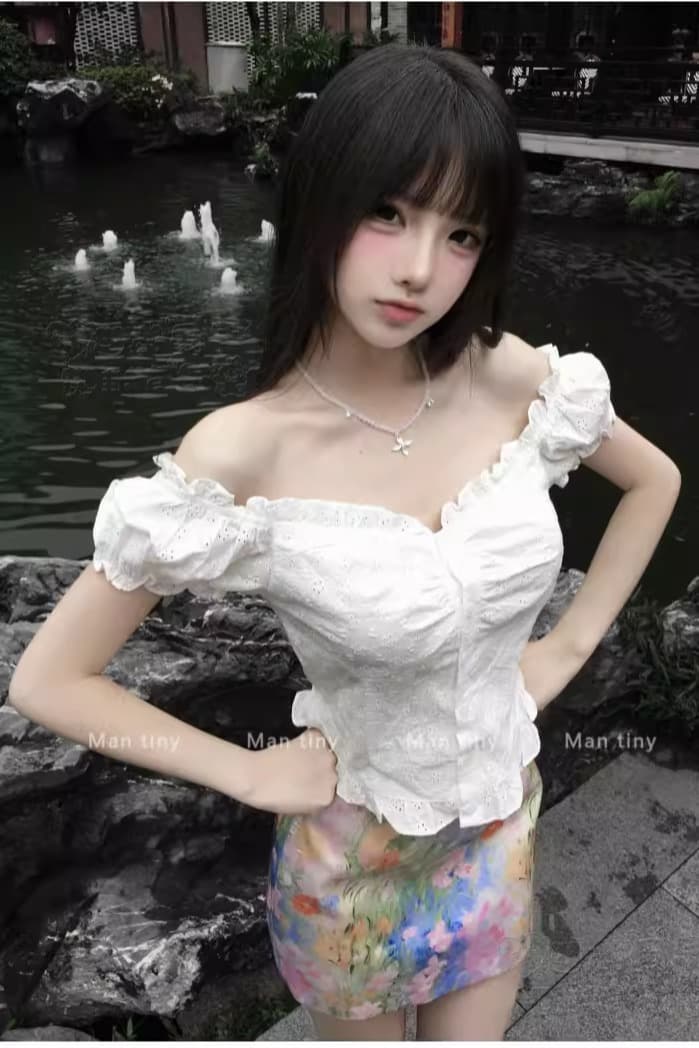 초여름 아름다운 작은 치마 여름 miu 부서 부유 한 가족 천 골드 센스 착용 가져 가라. 로얄 자매 빛 요리 한 작은 대중 아니요 명중 섹션 세트 이미지 5