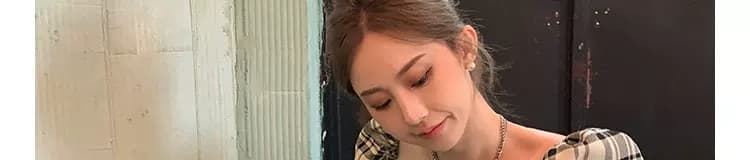 2026 여름 chic 달콤한 매운맛 바람 섹시한 여자 여름 체크무늬 아름다움 라드. 레트로 착용 가져 가라. 핫걸 작은 맨위 상세 이미지 17