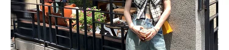 2026 여름 chic 달콤한 매운맛 바람 섹시한 여자 여름 체크무늬 아름다움 라드. 레트로 착용 가져 가라. 핫걸 작은 맨위 상세 이미지 168