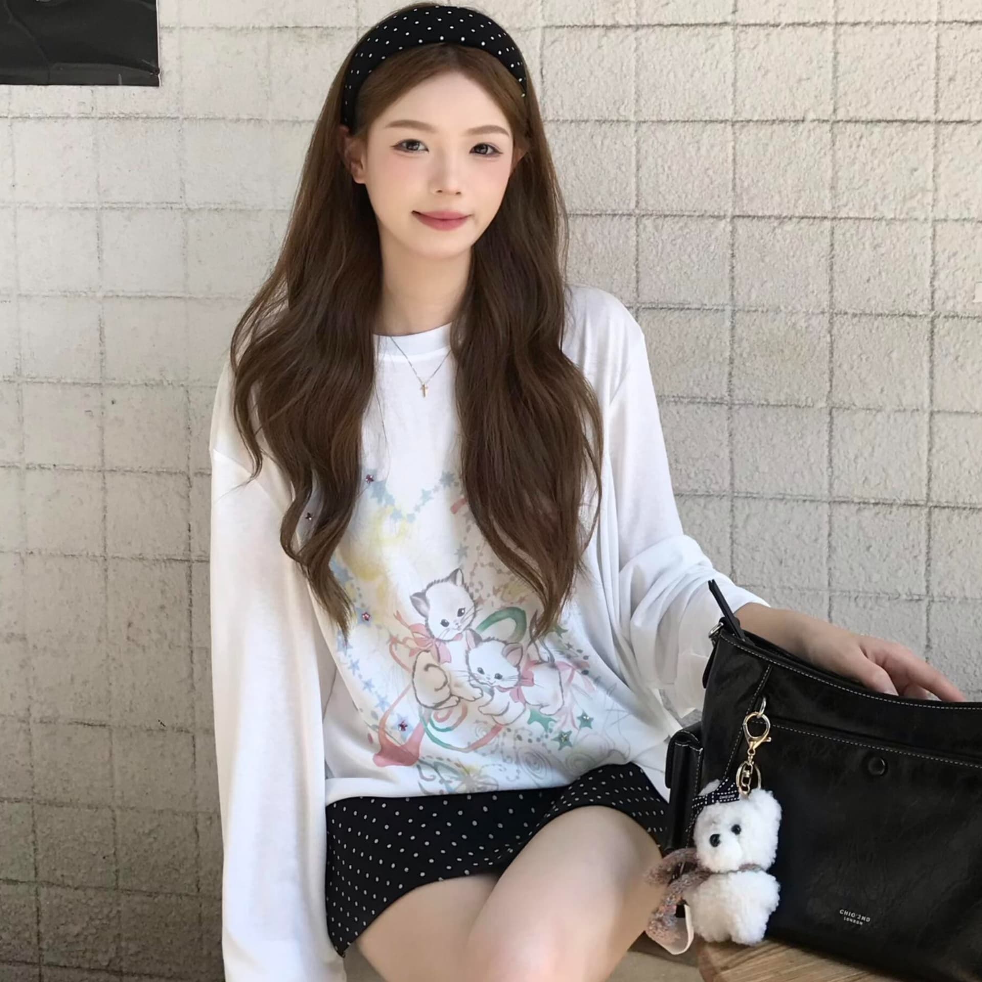 180 그램 아마 눈꽃 긴팔 티셔츠 태양 보호 셔츠 기본 셔츠 블라우스 통기성 루즈핏