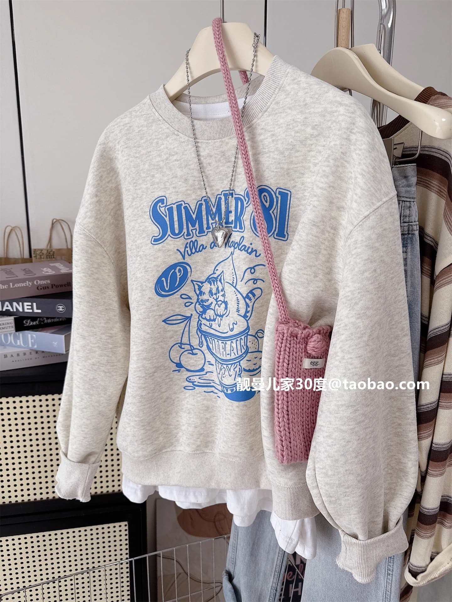 2026 새로운 가을 겨울철 oversize 후드티 여성 ins 한국 스타일 루즈핏 bf 작은 대중 캐주얼 재킷 트렌디 후드티 상세 이미지 3