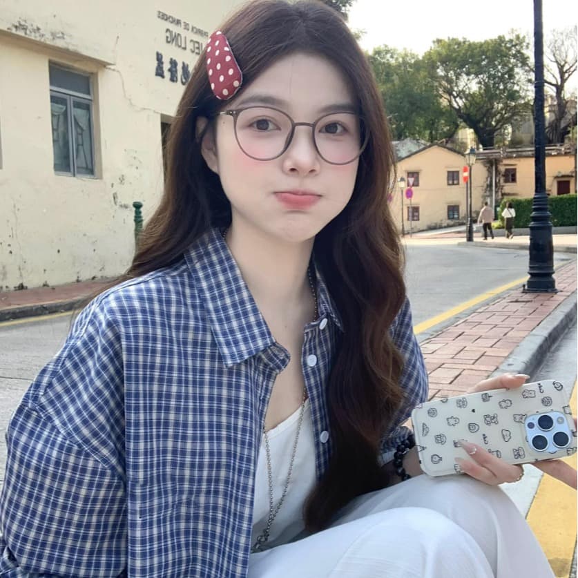 작은 대중 한 부서 체크무늬 여성 셔츠 이른 가을 새로운 다용도 루즈핏 느긋한 바람 맨위 외부 가져 가라. 체크무늬 셔츠 재킷 이미지 5