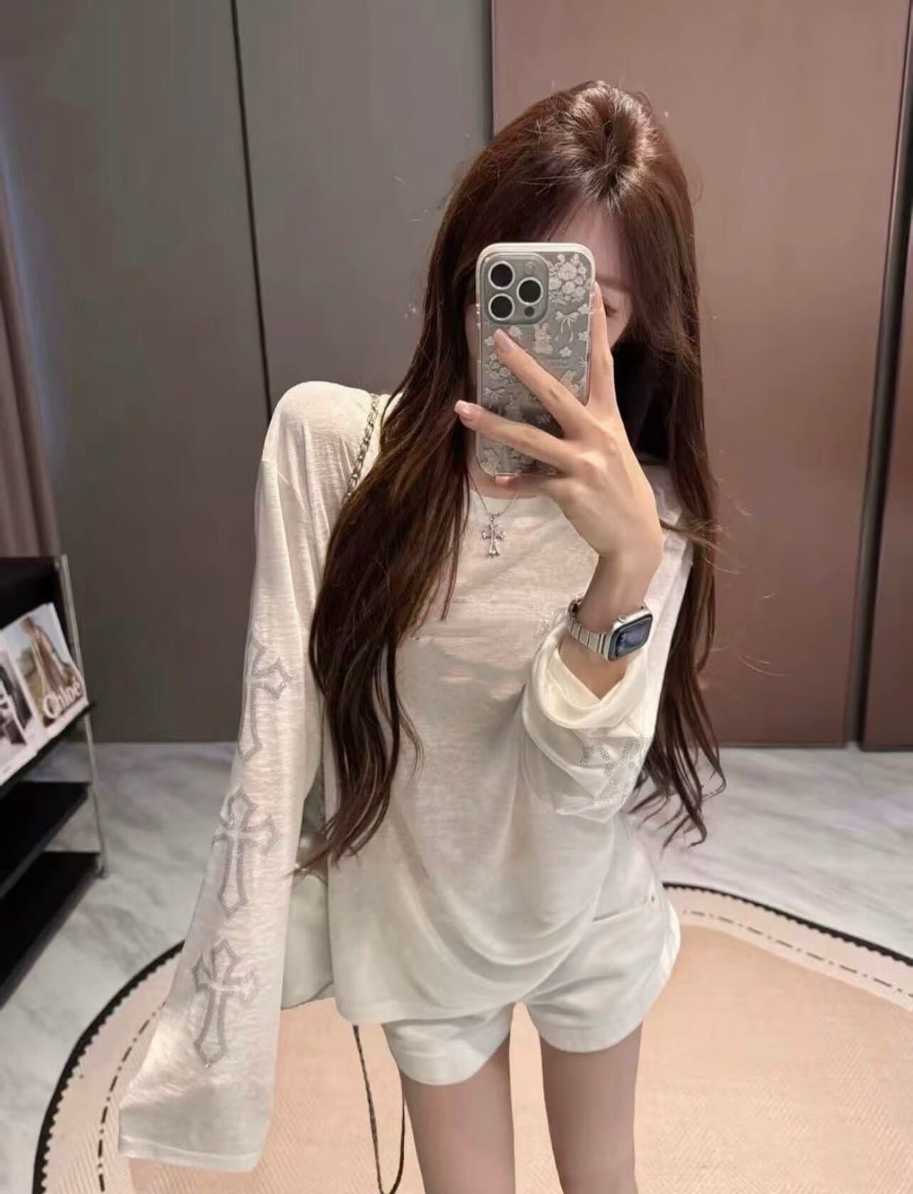눈꽃 면 26 년 여름 새로운 캐주얼 바람 느긋한 센스 블라우스 여성 경량 루즈핏 에어컨 셔츠 맨위 상세 이미지 2