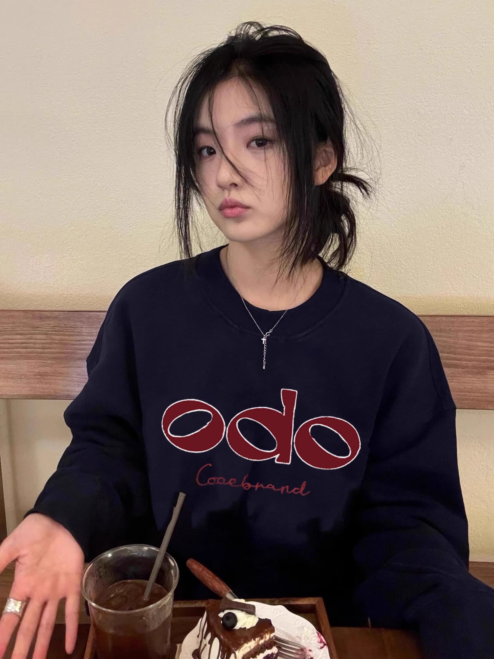 2026 새로운 가을 겨울철 oversize 후드티 여성 ins 한국 스타일 루즈핏 bf 작은 대중 캐주얼 재킷 트렌디 후드티 상세 이미지 6