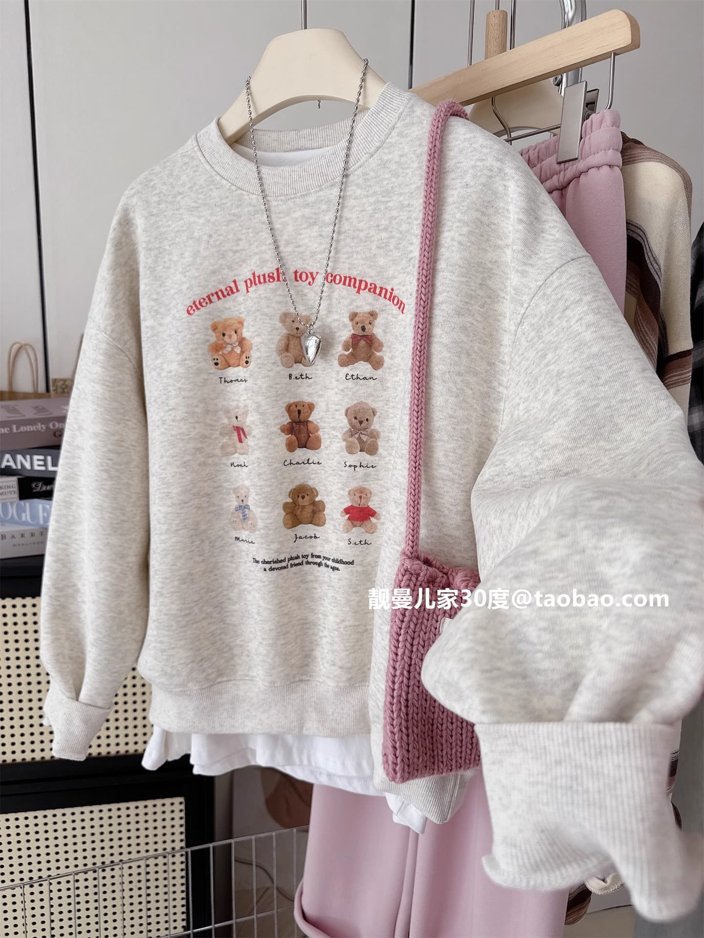 2026 새로운 가을 겨울철 oversize 후드티 여성 ins 한국 스타일 루즈핏 bf 작은 대중 캐주얼 재킷 트렌디 후드티 상세 이미지 6