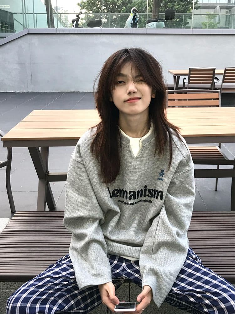 2026 새로운 가을 겨울철 oversize 후드티 여성 ins 한국 스타일 루즈핏 bf 작은 대중 캐주얼 재킷 트렌디 후드티 상세 이미지 2