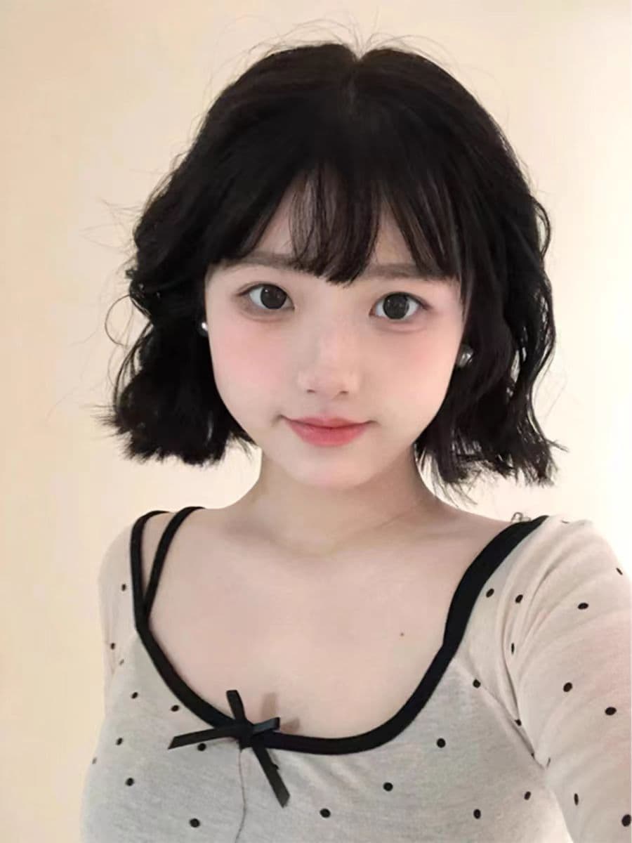 주간 실크 리브 사람들 면 순수한 욕망 오프숄더 도트 무늬 마이크로 ~을 통해 긴팔 여성 여름 블라우스 쇄골 몸매 가꾸기 맨위 상세 이미지 5