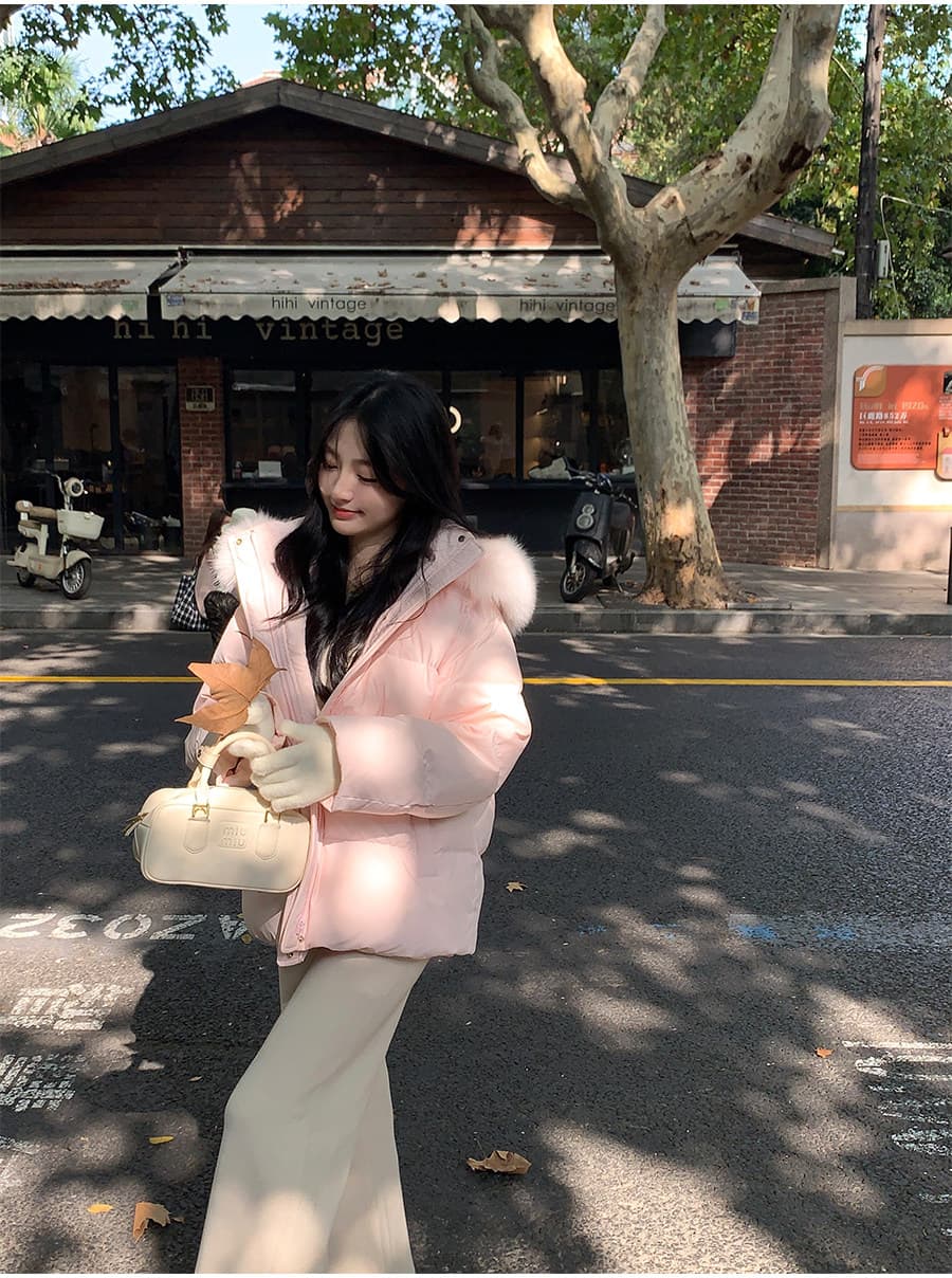 나 원하는 10 십억 면 의류 여성 겨울 2026 새로운 쇼트 스타일 작은 키 슈퍼 잘 생긴 올해 인기 여성의 아파트 꿀 폭발 상세 이미지 11