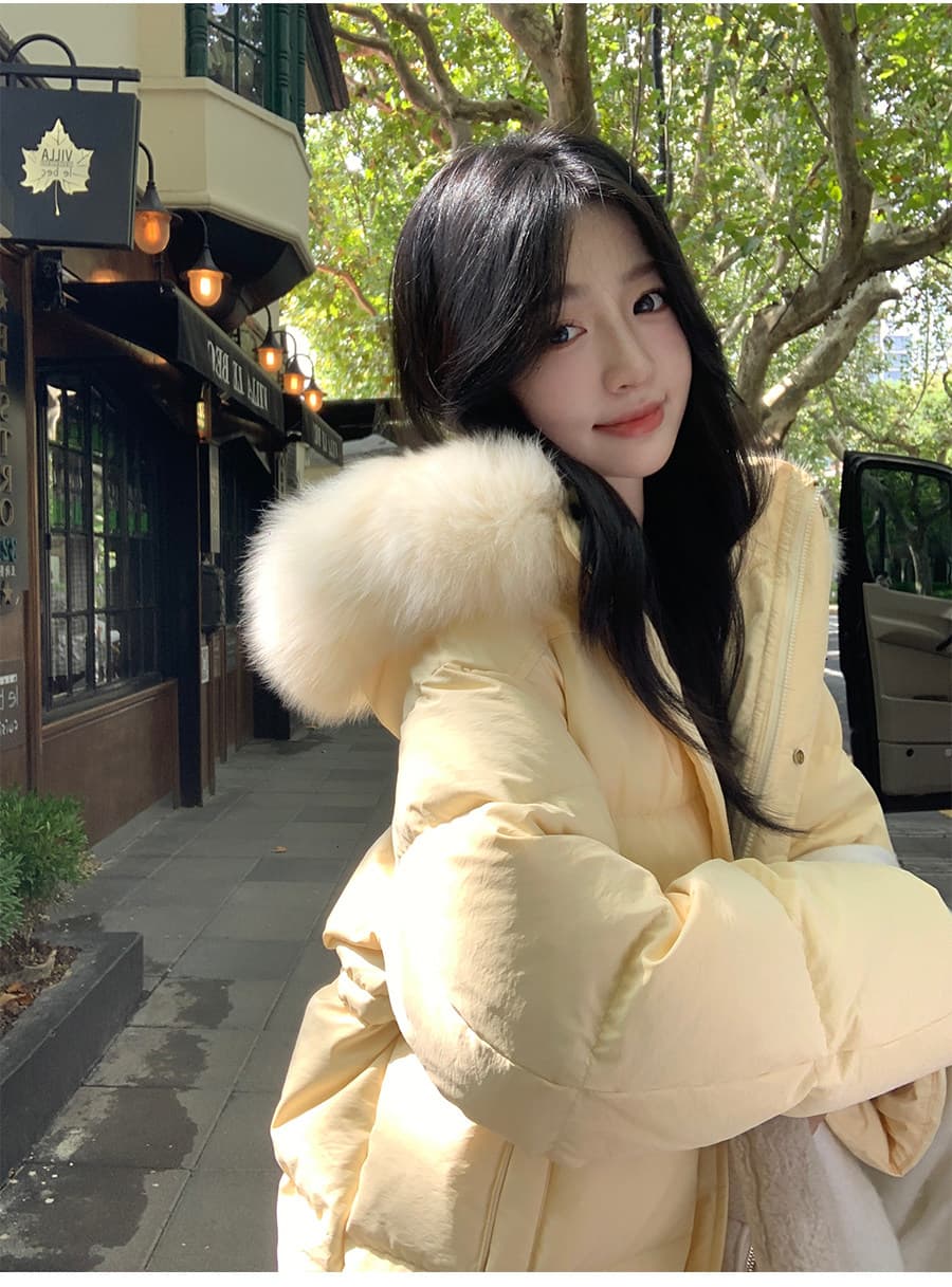 나 원하는 10 십억 면 의류 여성 겨울 2026 새로운 쇼트 스타일 작은 키 슈퍼 잘 생긴 올해 인기 여성의 아파트 꿀 폭발 상세 이미지 17