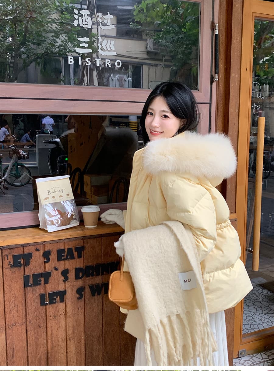 나 원하는 10 십억 면 의류 여성 겨울 2026 새로운 쇼트 스타일 작은 키 슈퍼 잘 생긴 올해 인기 여성의 아파트 꿀 폭발 상세 이미지 18