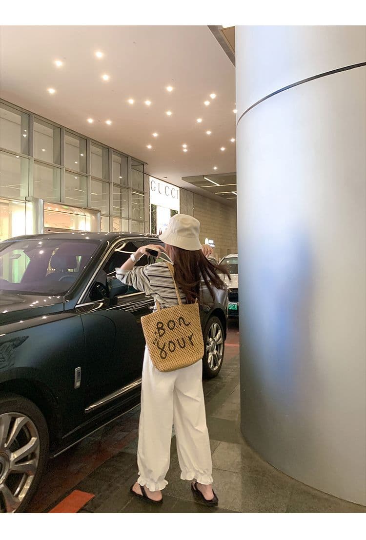 원본 컬러 짜임 기사 한 부서 검정색 스트라이프 긴팔 자외선 차단 블라우스 여성 여름 루즈핏 느긋한 얇은 스타일 맨위 상세 이미지 9