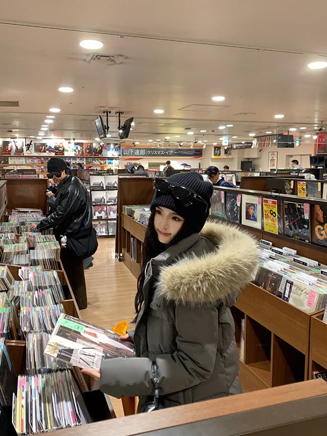겨울 히터 세련된 슬림해 보이는 한 부서 큰 모피 칼라 면 의류 여성 다용도 두꺼운 방한과 난방 면 옷 재킷 여성 의류 상세 이미지 15