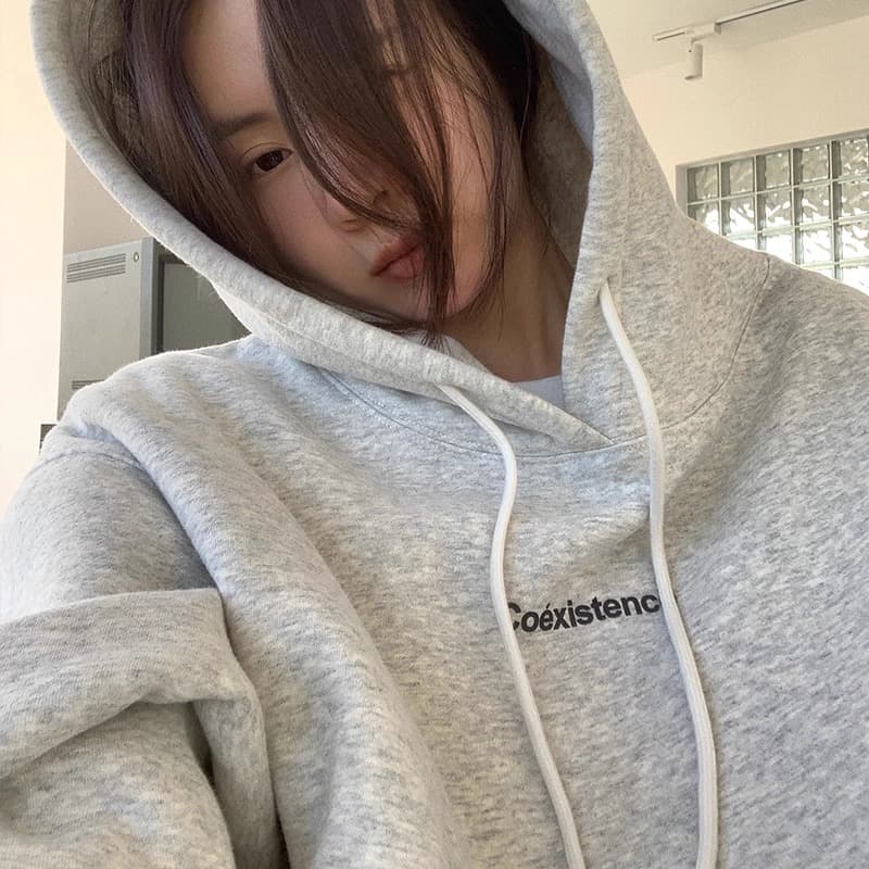 조기 가을 후드 oversize 후드티 운동 재킷 트렌디 ins 여성 봄 가을 2026 새로운 폭발 가을 겨울 의류 상세 이미지 8