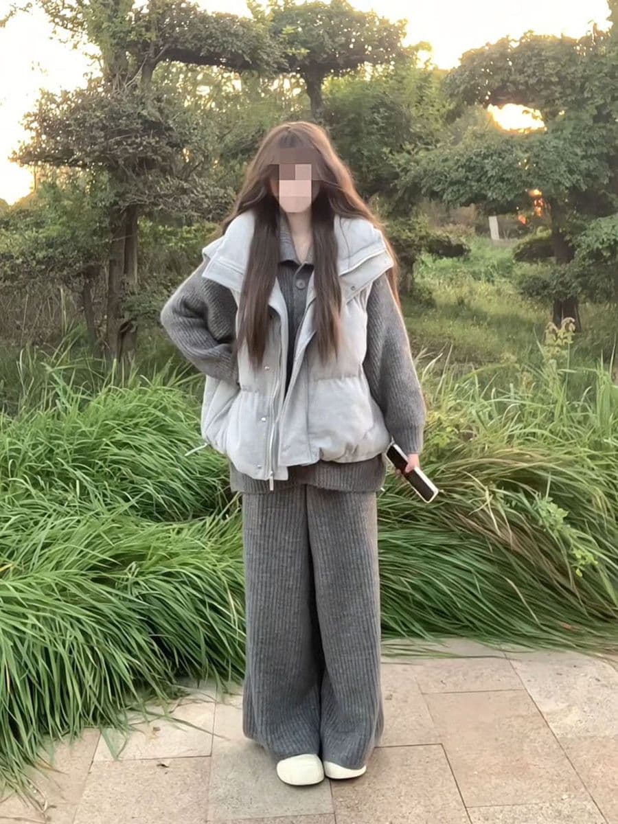 두꺼운 코듀로이 스탠드 칼라 다운 조끼 여자 2026 겨울 새로운 한국 스타일 작은 키 쇼트 스타일 두꺼운 보온 어깨 상세 이미지 19