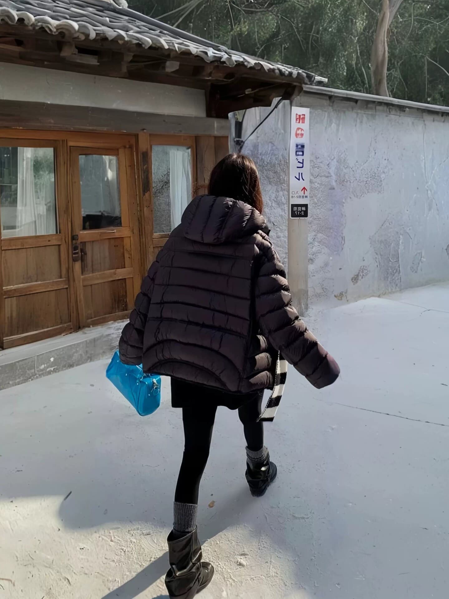 2026 새로운 슈퍼 잘 생긴 얇고 가벼운 갈비 살 아래 면화 의류 여성 후드 쇼트 스타일 보온 거북이 겨울 여성 코트 상세 이미지 49