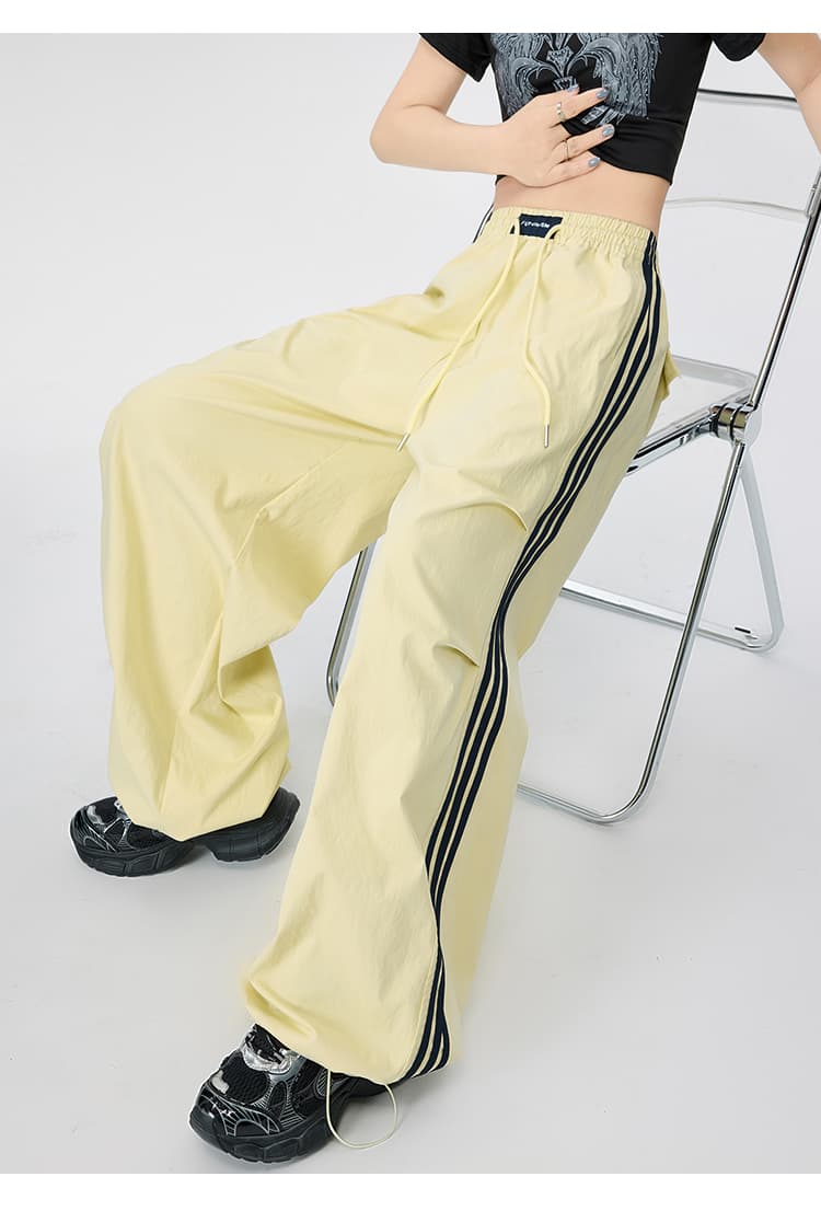 실사 요금 부드러운 껍질 바지 여성 2026 봄 새로운 낙하산 병 워크웨어 팬츠 3개 바 루즈핏 운동 속도 건조한 바지 상세 이미지 35