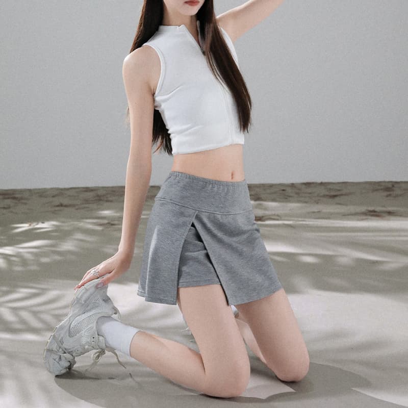 실사 운동 반신 치마바지 2026 여성 여름 새로운 미니 스커트 작은 키 한 마디 핫걸 타이트 스커트 테니스 치마바지 이미지 3