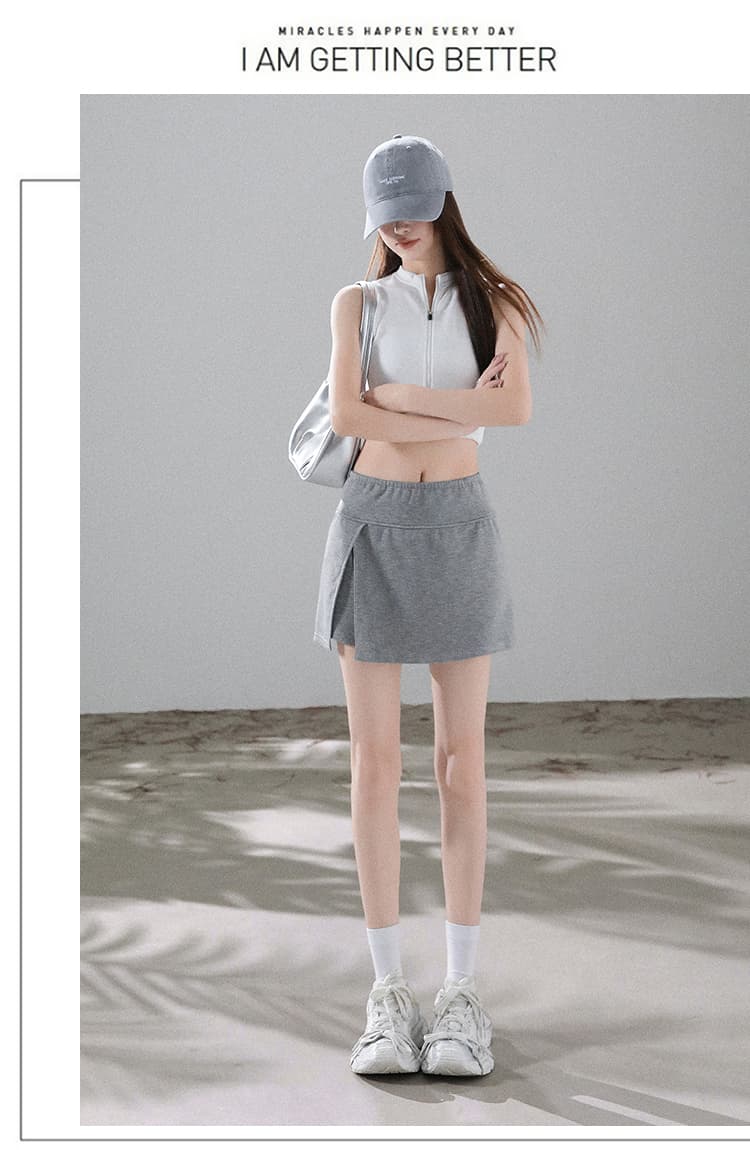실사 운동 반신 치마바지 2026 여성 여름 새로운 미니 스커트 작은 키 한 마디 핫걸 타이트 스커트 테니스 치마바지 상세 이미지 26