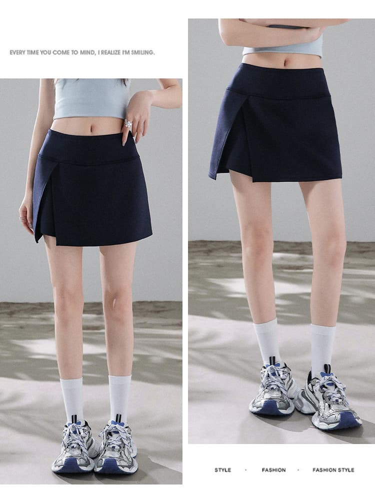 실사 운동 반신 치마바지 2026 여성 여름 새로운 미니 스커트 작은 키 한 마디 핫걸 타이트 스커트 테니스 치마바지 상세 이미지 40