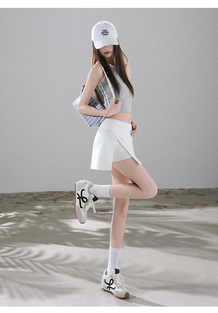 실사 운동 반신 치마바지 2026 여성 여름 새로운 미니 스커트 작은 키 한 마디 핫걸 타이트 스커트 테니스 치마바지 상세 이미지 54